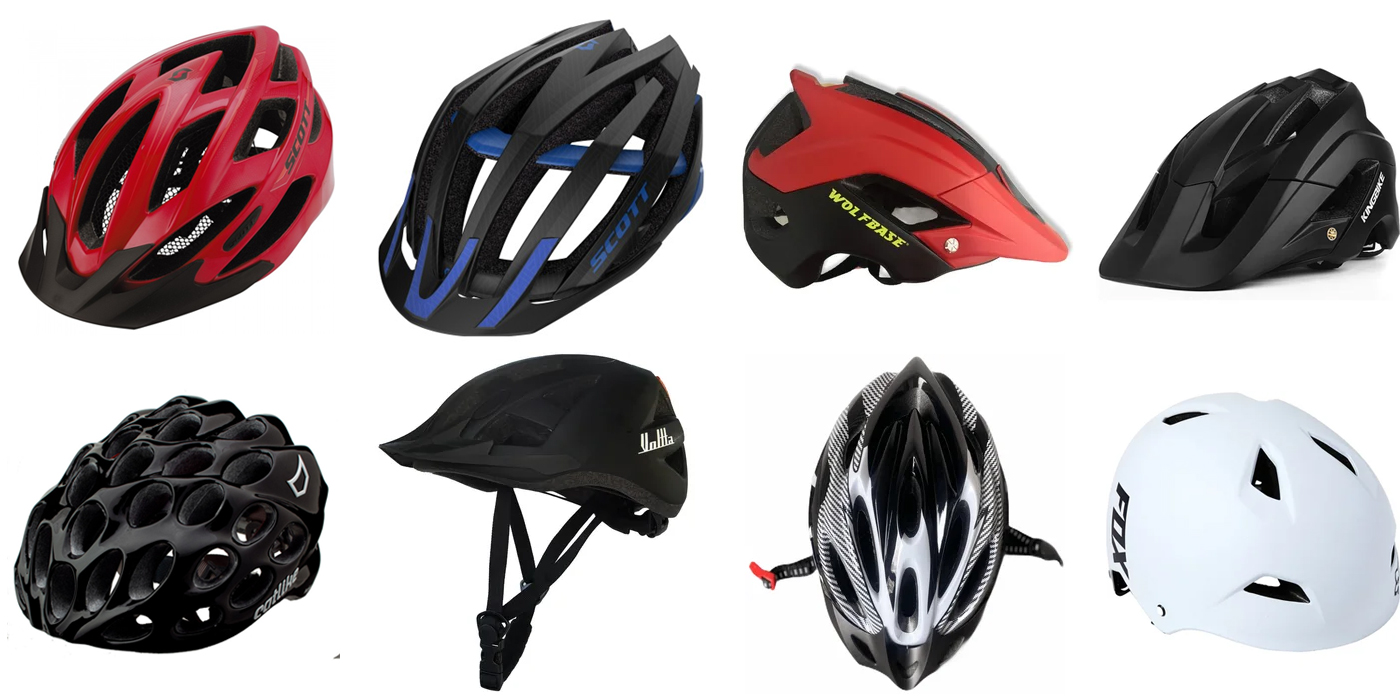 listado de 8 cascos para bicicleta