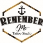 Logo empresa: remember me tattoo studio